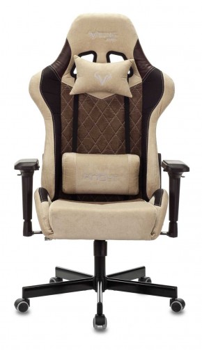 Кресло игровое Бюрократ VIKING 7 KNIGHT BR FABRIC коричневый/бежевый в Копейске - kopejsk.ok-mebel.com | фото 3