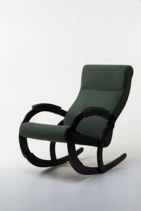Кресло-качалка КОРСИКА 34-Т-AG (зеленый) в Копейске - kopejsk.ok-mebel.com | фото