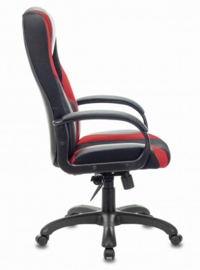 Кресло компьютерное BRABIX PREMIUM "Rapid GM-102" (экокожа/ткань, черное/красное) 532107 в Копейске - kopejsk.ok-mebel.com | фото 3