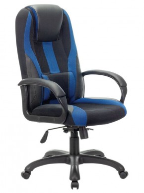 Кресло компьютерное BRABIX PREMIUM "Rapid GM-102" (экокожа/ткань, черное/синее) 532106 в Копейске - kopejsk.ok-mebel.com | фото