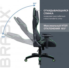 Кресло компьютерное BRABIX "GT Carbon GM-120" (черное/зеленое) 531929 в Копейске - kopejsk.ok-mebel.com | фото 2