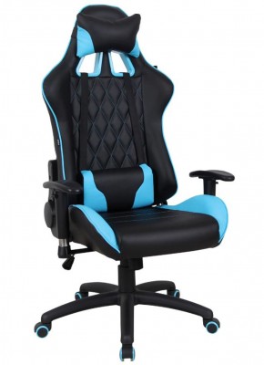 Кресло компьютерное BRABIX "GT Master GM-110" (черное/голубое) 531928 в Копейске - kopejsk.ok-mebel.com | фото