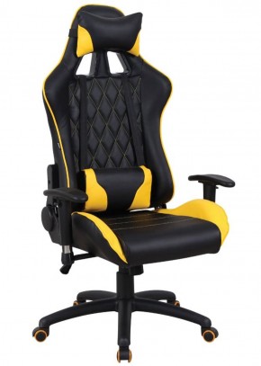 Кресло компьютерное BRABIX "GT Master GM-110" (черное/желтое) 531927 в Копейске - kopejsk.ok-mebel.com | фото