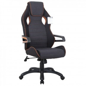 Кресло компьютерное BRABIX Techno Pro GM-003 (ткань черное/серое, вставки оранжевые) 531813 в Копейске - kopejsk.ok-mebel.com | фото