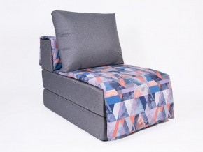Кресло-кровать бескаркасное Харви (серый-сноу деним) в Копейске - kopejsk.ok-mebel.com | фото