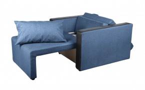 Кресло-кровать Милена с подлокотниками (синий) Велюр в Копейске - kopejsk.ok-mebel.com | фото 2