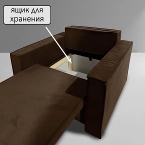 Кресло-кровать Принц КК1-ВК (велюр коричневый) в Копейске - kopejsk.ok-mebel.com | фото 6