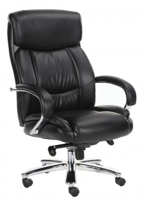 Кресло офисное BRABIX "Direct EX-580" (хром/рециклированная кожа/черное) 531824 в Копейске - kopejsk.ok-mebel.com | фото 1