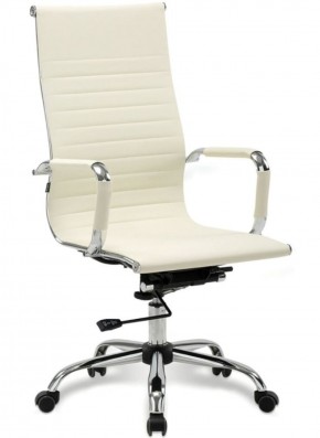 Кресло офисное BRABIX "Energy EX-509" (экокожа, хром, бежевое) 531166 в Копейске - kopejsk.ok-mebel.com | фото
