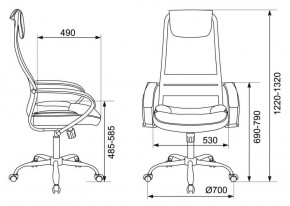 Кресло руководителя Бюрократ CH-608SL/BLACK в Копейске - kopejsk.ok-mebel.com | фото 4