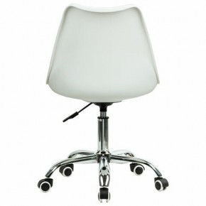 Кресло стул BRABIX "Eames MG-310 CH", хром, пластик белый, ткань серая, 532924 в Копейске - kopejsk.ok-mebel.com | фото 4