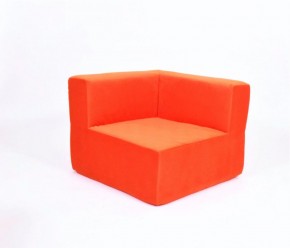 Кресло-угловое-модуль бескаркасное Тетрис 30 (Оранжевый) в Копейске - kopejsk.ok-mebel.com | фото