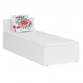 Кровать 0800 + Пенал Стандарт, цвет белый, ШхГхВ 83,5х203,5х70 + 45х52х200 см., сп.м. 800х2000 мм., без матраса, основание есть в Копейске - kopejsk.ok-mebel.com | фото 7