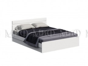 НЭНСИ NEW Кровать 1,4 м с ПМ (Белый глянец холодный/Белый) в Копейске - kopejsk.ok-mebel.com | фото