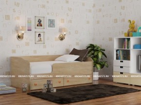 Кровать детская Панда с бортом и ящиками (сп/м 1200*1900) в Копейске - kopejsk.ok-mebel.com | фото
