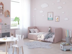 Кровать-диван Leonardo 160*70 (Розовый) + боковина в Копейске - kopejsk.ok-mebel.com | фото 5