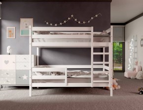 Кровать двухъярусная без крыши 80*190 Белый в Копейске - kopejsk.ok-mebel.com | фото 2