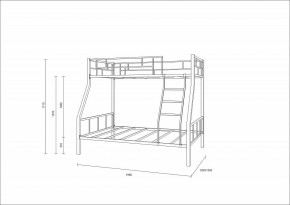 Кровать двухъярусная Раута в Копейске - kopejsk.ok-mebel.com | фото 4