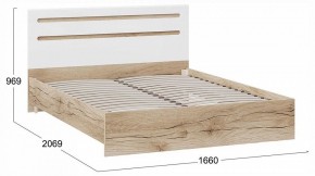Кровать двуспальная Фьюжн ТД-260.01.03 в Копейске - kopejsk.ok-mebel.com | фото 3