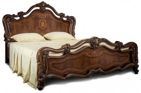 Кровать двуспальная "Илона" без мягкого изголовья (1800) караваджо в Копейске - kopejsk.ok-mebel.com | фото