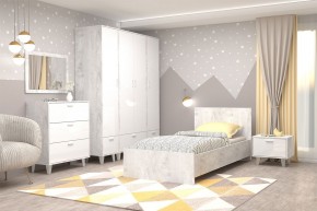 Кровать Эго арт. 032 (900*2000) Бетон светлый в Копейске - kopejsk.ok-mebel.com | фото 2