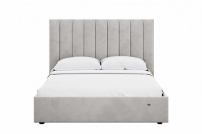 Кровать Ingrid 1600 с основанием и ПМ (Ультра Смог) Модель 312 в Копейске - kopejsk.ok-mebel.com | фото
