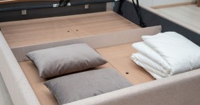 Кровать интерьерная Миа (1600) Купер 03/Кант Лайт 10 в Копейске - kopejsk.ok-mebel.com | фото 10