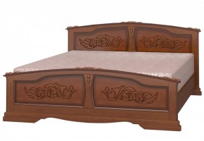ЕЛЕНА Кровать из массива 1200 (Орех) в Копейске - kopejsk.ok-mebel.com | фото