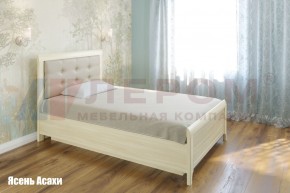 Кровать КР-1031 с мягким изголовьем в Копейске - kopejsk.ok-mebel.com | фото