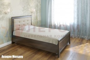 Кровать КР-2032 с мягким изголовьем в Копейске - kopejsk.ok-mebel.com | фото 3