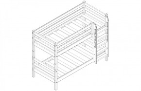 Кровать низкая с прямой лестницей Соня (Вариант 11) в Копейске - kopejsk.ok-mebel.com | фото 3