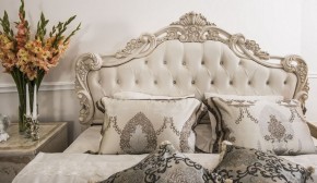 Кровать с мягким изголовьем Патрисия (1600) крем в Копейске - kopejsk.ok-mebel.com | фото 4