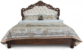 Кровать с мягким изголовьем "Патрисия", ламели (1800) караваджо в Копейске - kopejsk.ok-mebel.com | фото
