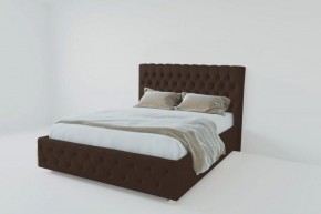 Кровать Версаль 800 без основания (экокожа коричневый) в Копейске - kopejsk.ok-mebel.com | фото 1