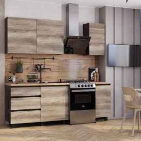 Кухня Энигма 1.6 м (венге/дуб каньон) в Копейске - kopejsk.ok-mebel.com | фото