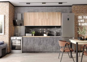 Кухонный гарнитур Асти-дуб сонома 1,8 в Копейске - kopejsk.ok-mebel.com | фото