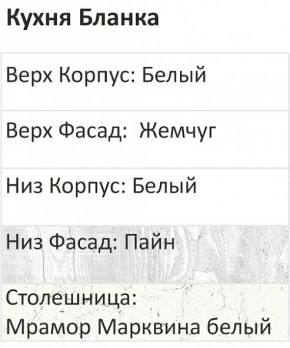 Кухонный гарнитур Бланка 2000 (Стол. 26мм) в Копейске - kopejsk.ok-mebel.com | фото 3