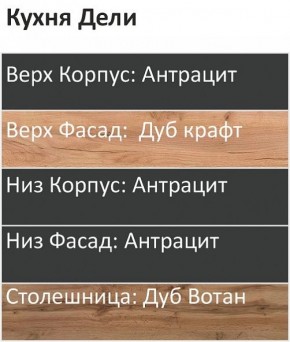 Кухонный гарнитур Дели 1000 (Стол. 26мм) в Копейске - kopejsk.ok-mebel.com | фото 3