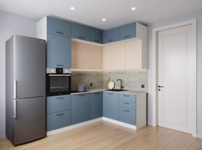 Кухонный гарнитур Фьюжн 2200*1700 (Стол. 26мм) в Копейске - kopejsk.ok-mebel.com | фото