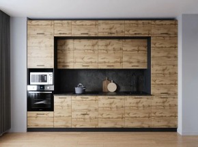 Кухонный гарнитур Крафт 3400 (Стол. 26мм) в Копейске - kopejsk.ok-mebel.com | фото