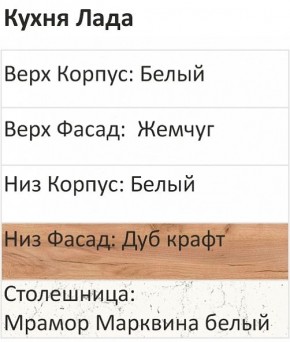 Кухонный гарнитур Лада 1000 (Стол. 38мм) в Копейске - kopejsk.ok-mebel.com | фото 3