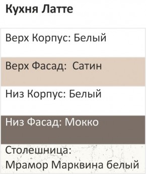 Кухонный гарнитур Латте 1800 (Стол. 38мм) в Копейске - kopejsk.ok-mebel.com | фото 3