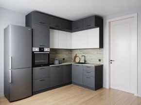 Кухонный гарнитур Меренга 2200*1700 (Стол. 26мм) в Копейске - kopejsk.ok-mebel.com | фото