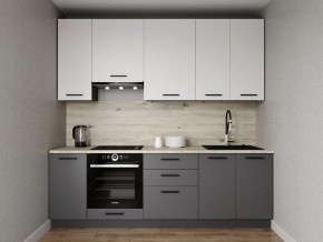 Кухонный гарнитур Меренга 2400 h950 (Стол. 26мм) в Копейске - kopejsk.ok-mebel.com | фото