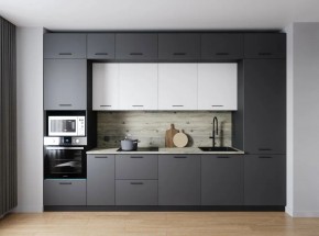 Кухонный гарнитур Меренга 3400 (Стол. 26мм) в Копейске - kopejsk.ok-mebel.com | фото
