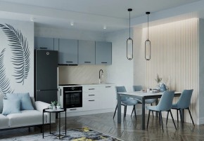 Кухонный гарнитур Ниагара 2550 (Стол. 38мм) в Копейске - kopejsk.ok-mebel.com | фото