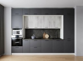 Кухонный гарнитур Санторини 3400 (Стол. 26мм) в Копейске - kopejsk.ok-mebel.com | фото