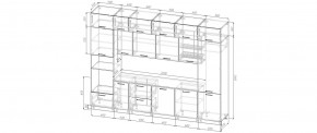 Кухонный гарнитур Санторини 3400 (Стол. 26мм) в Копейске - kopejsk.ok-mebel.com | фото 2