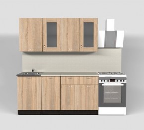 Кухня Симона Демо 1700 (Венга/Дуб Сонома) в Копейске - kopejsk.ok-mebel.com | фото 7