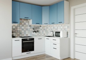 Кухонный гарнитур угловой Капри 2200х1600 h950 (Стол. 38мм) в Копейске - kopejsk.ok-mebel.com | фото